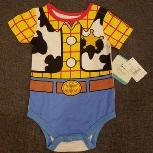 Disney Baby Toy Story Woody Short Sleeved Onesie
